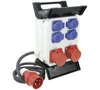 REV 0512592555 CEE Power Distributor 400V 16A 1Piece Red Durable D...