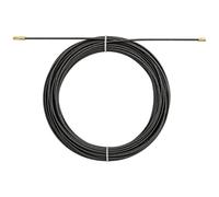 REV 0579513555 Steel retractable spiral, cable feeding aid, 20m, black