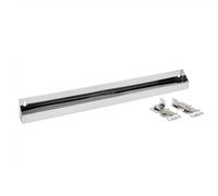 Rev-A-Shelf 28" Slim Tip-Out Sink Tray for Kitchen and Bathroom Base Cabinets, Large Pull Out Stainless Steel Storage Organizer, Silver, 6541-28-52