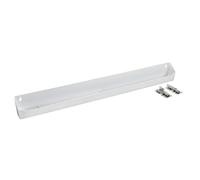 Rev-A-Shelf 30"""" Tip-Out Plastic Sink Tray for Kitchen and Bathroom Base Cabinets Large Pullout Vanity Shelf Home Organizer White LD-6591-30-11-1