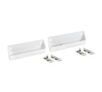 Rev-A-Shelf - 6572-11-11-52 - 11 in. White Polymer Tip Out Sink Front Trays and Hinges
