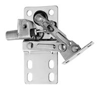 Rev-A-Shelf FBA_LD-0220-50SC LD-0220-50SC Soft-Close 50 Degree Pivot Hinge for Sink Base Tip-Out Trays, Zinc
