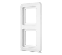 REV AquaKombi, 2-Way Frame for Switch and Socket Cover, White