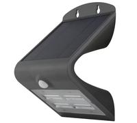 REV Butterfly Outdoor Light with Motion Sensor 2000 mAh, Li-Ion, LED Spotlight Outdoor, IP54, Solar Panel 2.3 Wp, 3.2 W, Anthracite