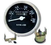 Rev Clock Tachometer Gauge Fits David Brown 885, 990, 995, 996, 1210, 1212, 1410, 1412 | 600-2600 RPM | 90mm Dial, 79mm Fitting | Replaces K942227, K955273, K942232 - VR Autopedia