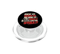 Rev It Gas It Slide It Sprint Car Racing Humor PopSockets PopGrip for MagSafe