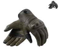 Rev It Monster 3 Leather Motorcycle Gloves Short Summer Vented Motorbike Glove
