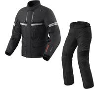 Rev It Poseidon 3 Gore-Tex Motorcycle Jacket & Trousers Black Kit