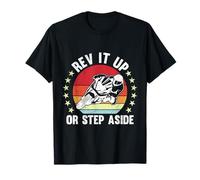 Rev It Up Or Step Aside Motorcycle Attitude T-Shirt