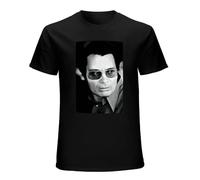 Rev. Jim Jones Unisex T-Shirt Printed Tee Graphic Top Men Black Shirt M