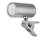 REV LED Wall Light with Battery and Motion Sensor, 180 lm, Wireless, Dimmable, 360° Rotatable, Path Light to Take with You - Ideal for Camping, Garage & Basement, IP54, Silver