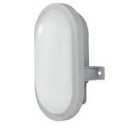 REV LED Wet Location Light Globe Gray IP54 10W 950lm 6500K Motion Sensor