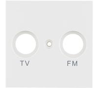 REV Matrix Antenna Socket Cover (TV/RF), Matte White