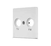 REV Nova Switch Series - Cover Antenna Socket (TV/RF), White
