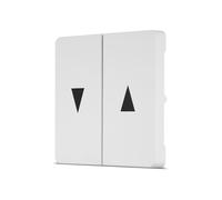 REV Nova Switch Series Cover for Blind Switch/Roller Shutter Switch White