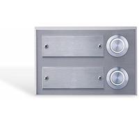 Rev Push Button 2-Fold, Stainless Steel, LED Illuminated New (885)