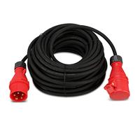 REV Ritter 006311 Extension Cable CEE H07RN-F5G 1.5 mm² 25 m Black