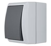 Rev Ritter 0511651777 A-Form AP Switch IP44 Grey