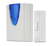REV Wireless Doorbell, 3-Tone doorbell, 30 m Range, 2X 1.5 V, 16 Channels, max. 85 dB, White