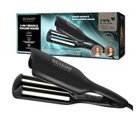 REVAMP 2 in 1 Beach & Volume Professional Hair Waver - Ceramic Waver, Hair Curler, Multi Styler for High Volume Waves or Mermaid Beach Waves - Hair Care Wavers for Short, Medium and Long Hair Types