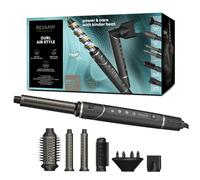 REVAMP Curl Air Style 7-in-1 Ionic Air Styler - Black, Black