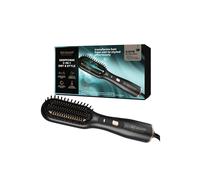 REVAMP Deepform Hair Straightener Brush, Ceramic Heated Styler - 2 in 1 Dry & Style, Hot Air for use on Wet Hair and Hot Brush for Dry - Smoothing Salon Professional Shine Oils