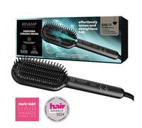 REVAMP DeepForm Ceramic Straightening Hot Brush - Black, Black