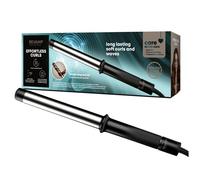 REVAMP Effortless Curls Extra-Long 32 mm Curling Tong - Black, Black