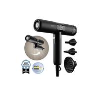 REVAMP Enigma Revelation Ionic Portable Hair Dryer, Brushless Motor for Quiet, Powerful, Fast Drying - Lightweight Blow Dryer, Cold Setting - 3 Magnetic Attachments for Salon Professional Styling