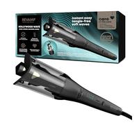 REVAMP Hollywood Wave Auto Rotate Ceramic Hair Curler - Ceramic, Ionic Barrel, Waver for Tight Curls, Beach Waves - Rotating Styler, Wavy Hair Curler, Iron Curling Tong