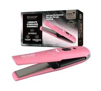 REVAMP Liberate Cordless Ceramic Hair Straightener - Compact, Pink