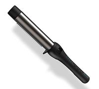 REVAMP Progloss Perfect Finish Waver - Ceramic Wave Wand with Retractable Bristles, Smooth Curls, Heat Technology, Ionic Barrel Infused with Smooth Oils