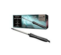 REVAMP Ultra Slim Curling Wand - Hair Curling Iron for Tight Curls, Ceramic Chopstick Curl Wand Infused with Progloss Oils, Temperature Control Curler, Thin Curling Tongs for Short & Long Hair