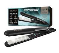 REVAMP Steam Care Ceramic Hair Straighteners - Ionic, Fast Heat