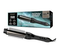 REVAMP Volume & Shape Ceramic Hot Brush Styler - Round Barrel 38 mm | Heated Curling Brush, Volume Release Retracting Bristles, Kinder Styling, Custom Temperature, Short to Long Hair