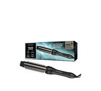 REVAMP Volume and Wave Ceramic Hot Brush Styler - 32 mm Round Barrel Hair Brush, Ionic, Progloss Oils, Long Lasting Bounce - Fast Heat, Retractable Cool Bristles, Snag Free Styling