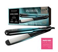REVAMP Wide Ultra X Shine Ceramic Hair Straightener - Black, Black