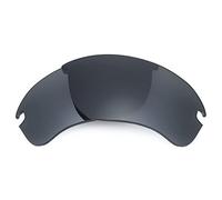 Revant Replacement Lenses compatible with Oakley Flak Draft (Exclusive Shape) OO9364 Sunglasses - Polarized Mirrored Black Chrome