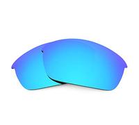 Revant Replacement Lenses compatible with Oakley Flak Jacket OO9008 Sunglasses - Polarized Mirrored Ice Blue