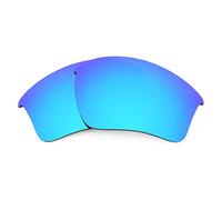 Revant Replacement Lenses compatible with Oakley Half Jacket 2.0 XL OO9154 Sunglasses - Polarized Mirrored Ice Blue