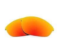 Revant Replacement Lenses compatible with Oakley Half Jacket Sunglasses - Polarized Mirrored Fire Red