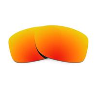 Revant Replacement Lenses compatible with Oakley Jupiter Squared OO9135 Sunglasses - Polarized Mirrored Fire Red