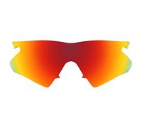 Revant Replacement Lenses compatible with Oakley M Frame Heater Sunglasses - Polarized Mirrored Fire Red