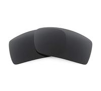 Revant Replacement Lenses compatible with Oakley Square Wire (2014) OO4075 Sunglasses - Polarized Stealth Black