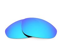 Revant Replacement Lenses compatible with Oakley Straight Jacket (1999) Sunglasses - Polarized Mirrored Ice Blue