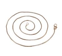 Revanth Export Silver Brass Rope Chain Necklace for Women and Men- 24 Inch