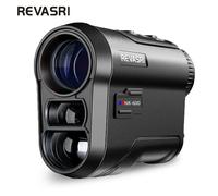 REVASRI 600M/Yard Golf Laser Rangefinder with Slope Compensation Flagpole Lock Vibration USB-C Rechargeable for Golfing Golf Black