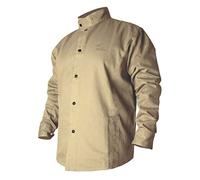 REVCO Black Stallion Revco BSX BXTN9C Khaki Fire Resistant Cotton Welding Jacket, Large