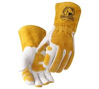 Revco GM1611 Top Grain Leather Cowhide MIG Welding Gloves with Reinforced Palm & Thumb & Index Finger, Seamless Forefinger, 5" Cuff for Extra Protecti