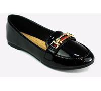 Reveal Katy Slip On Shoes Kids | Slip On Shoes | Black | UK Size 11